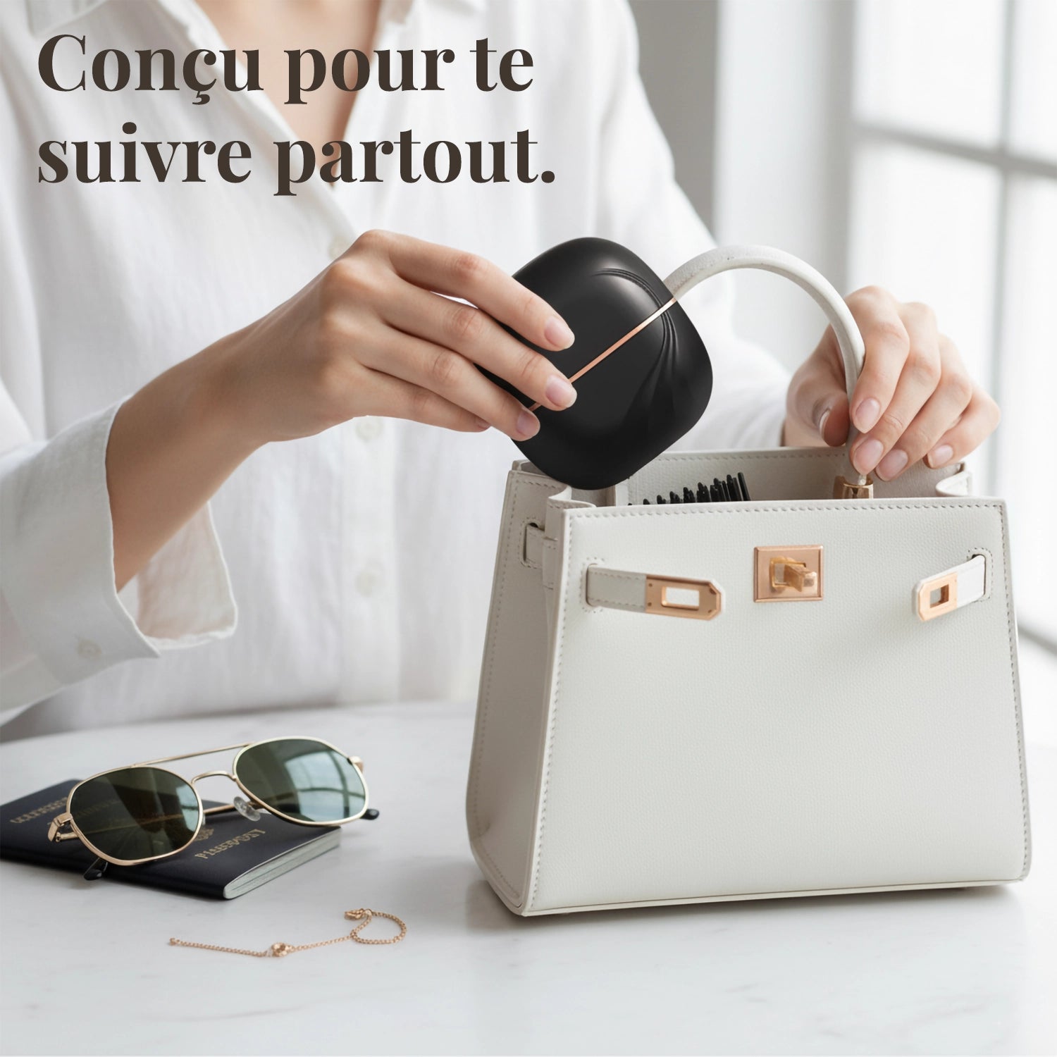 Mini-lisseur à cheveux sans fil